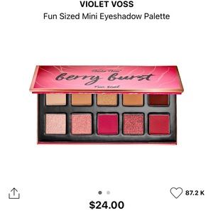 VIOLET VOSS fun sized mini eyeshadow palette